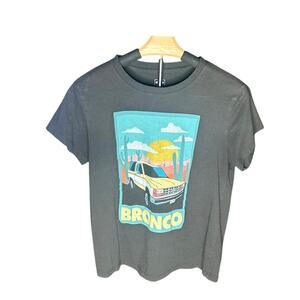 Ford Bronco black women's size small t-shirt with desert scene